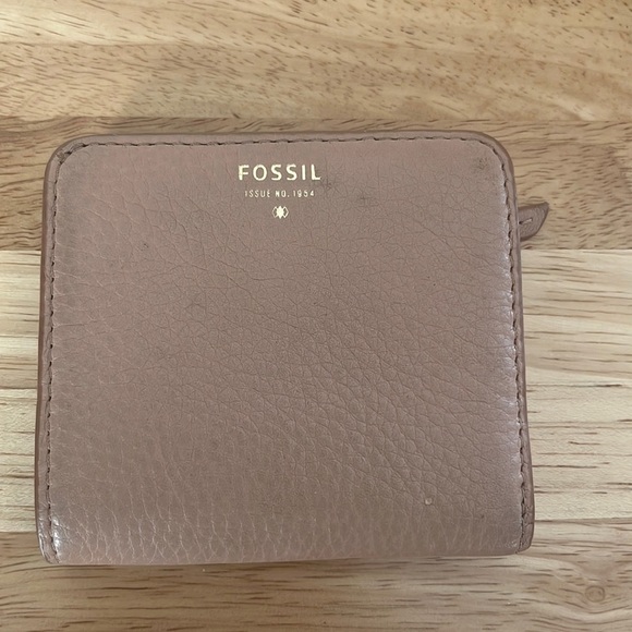 Fossil Sydney Bifold Wallet Credit Card Case Leather Tan Camel 1954 - Picture 1 of 11